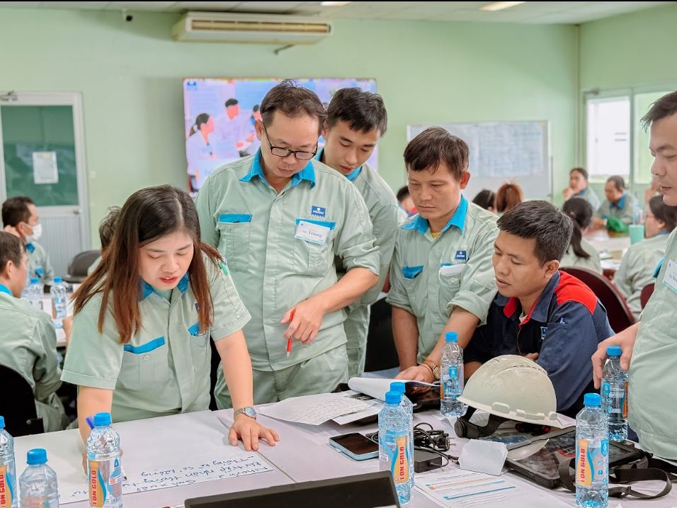 Nhóm học viên thống nhất phương án xử lý
